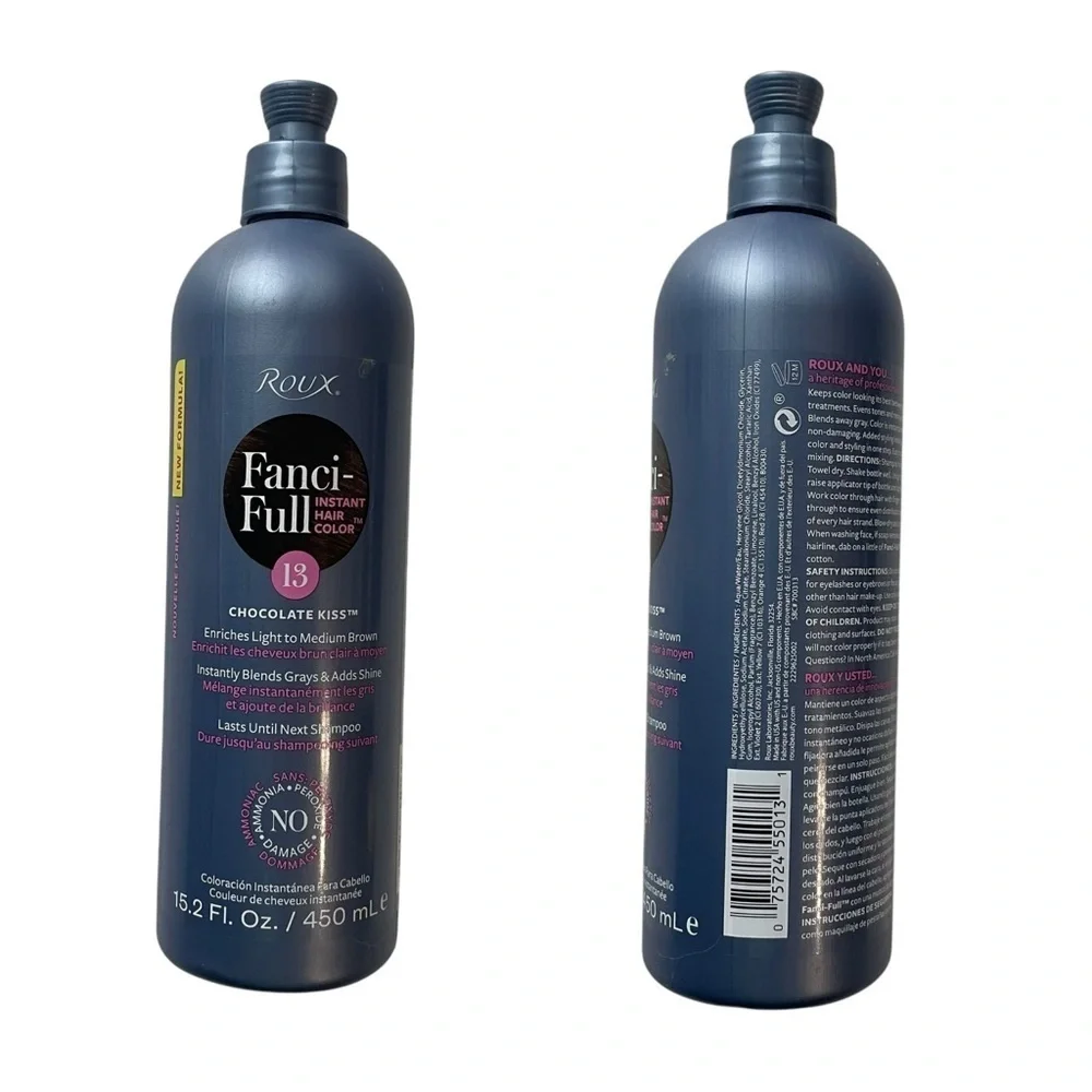 Roux Fanci-Full Instant Hair Color Rinse, 13 Chocolate Kiss 15.2oz